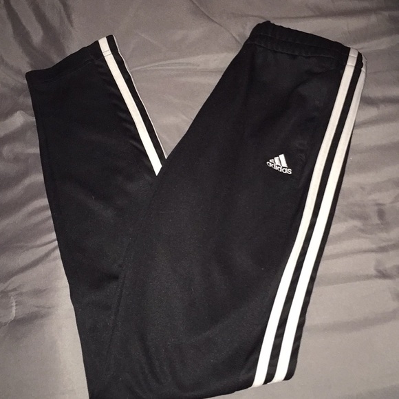 adidas Pants - Adidas Black & White Sweatpants